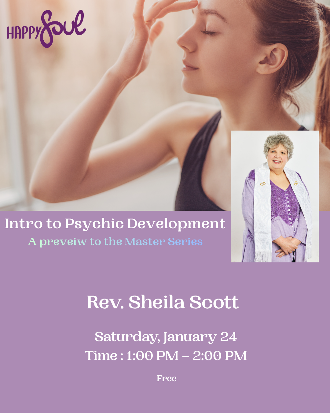 Psychic Development: A Guided Preview - with Rev. Sheila Scott